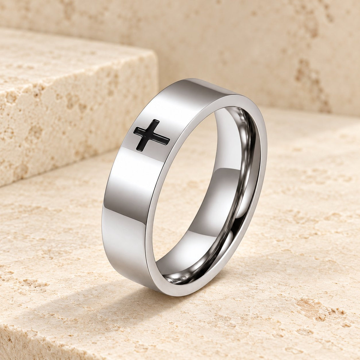 Two-Color Minimalist Cross Rings