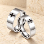 Two-Color Minimalist Cross Rings
