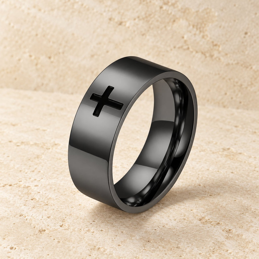 Two-Color Minimalist Cross Rings