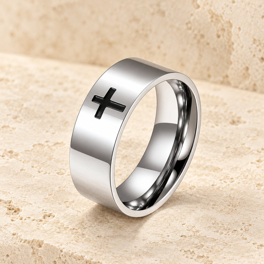 Two-Color Minimalist Cross Rings
