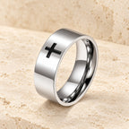 Two-Color Minimalist Cross Rings