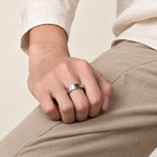 Two-Color Minimalist Cross Rings