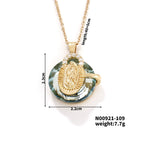 Collares de Cristal Multicolor de la Virgen: Joyería Artística Llena de Fe