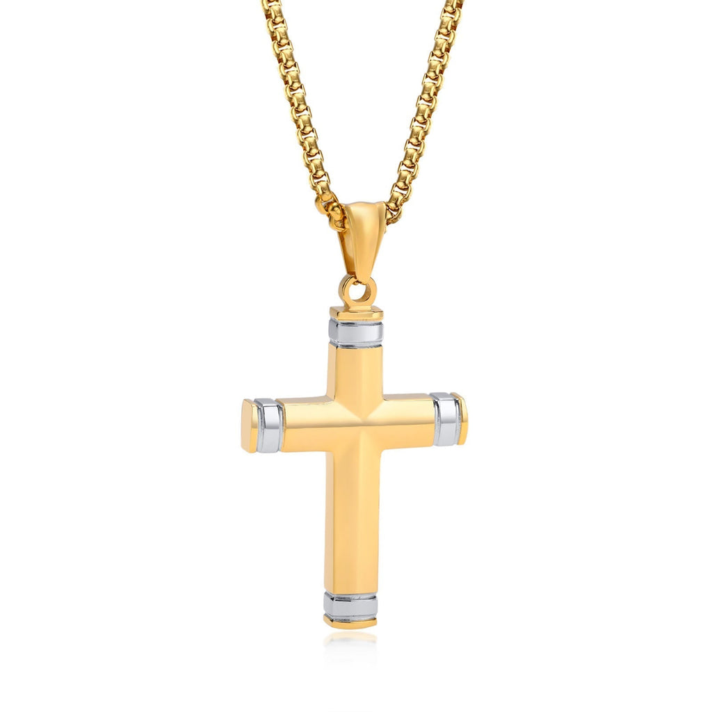 Collar de Cruz Multicolor con Escritura: Fe Personalizada para Llevar