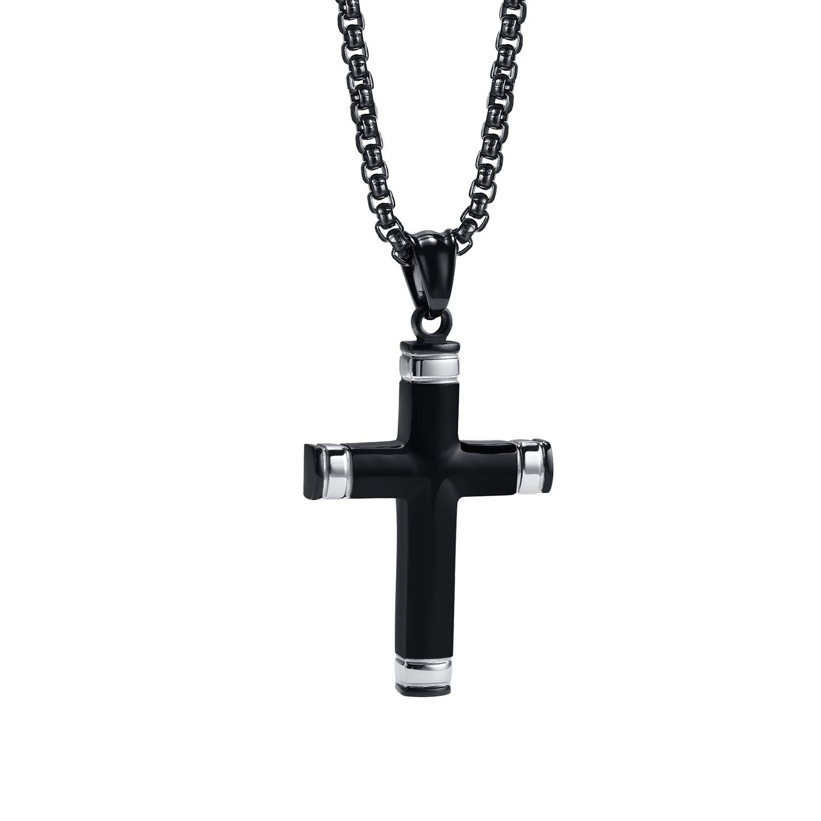 Collar de Cruz Multicolor con Escritura: Fe Personalizada para Llevar