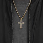 Collar de Cruz en Dos Tonos y Varios Estilos: Mezcla de Fe y Tonos con Estilo