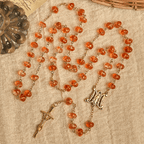 Regalo de Acción de Gracias: Rosario de Cuentas de Calabaza Sagrada | Honrando la Gracia de Dios