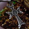 Collar con Dije de Cruz Armenia con Nudo Celta de la Iglesia Ortodoxa
