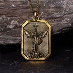 Collar Guerrero de Fe San Miguel Arcángel: Fuerza en Cada Batalla
