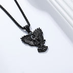 Collar con Dije de Ángel Guerrero Multicolor Estilo Urbano