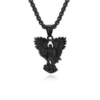 Collar con Dije de Ángel Guerrero Multicolor Estilo Urbano