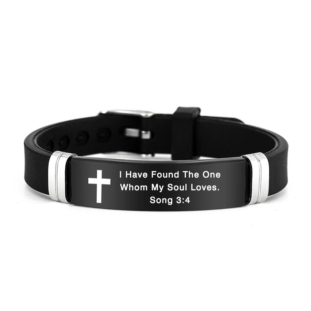 Pulsera de Cruz Motivacional con Versículos Bíblicos en Varios Estilos