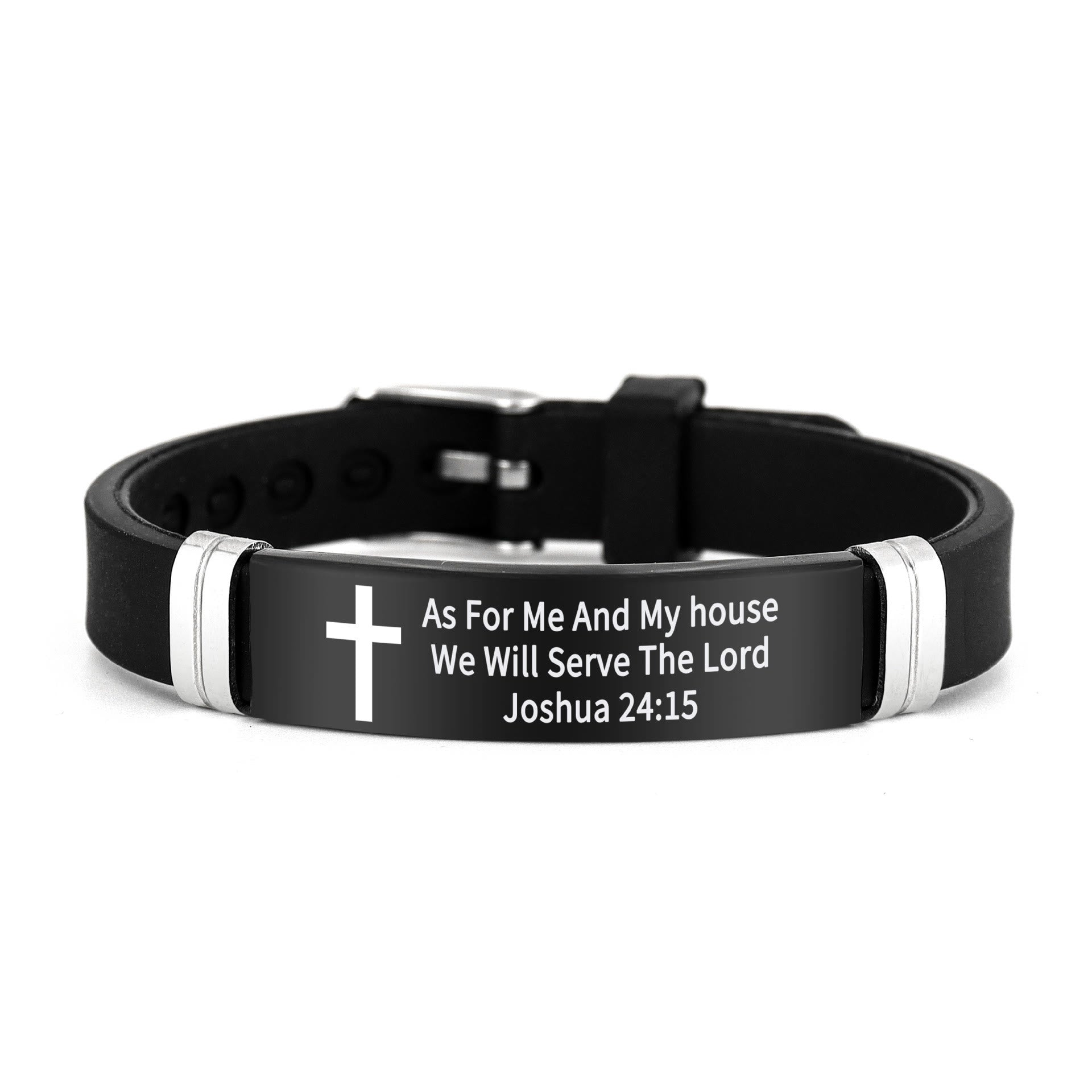 Pulsera de Cruz Motivacional con Versículos Bíblicos en Varios Estilos