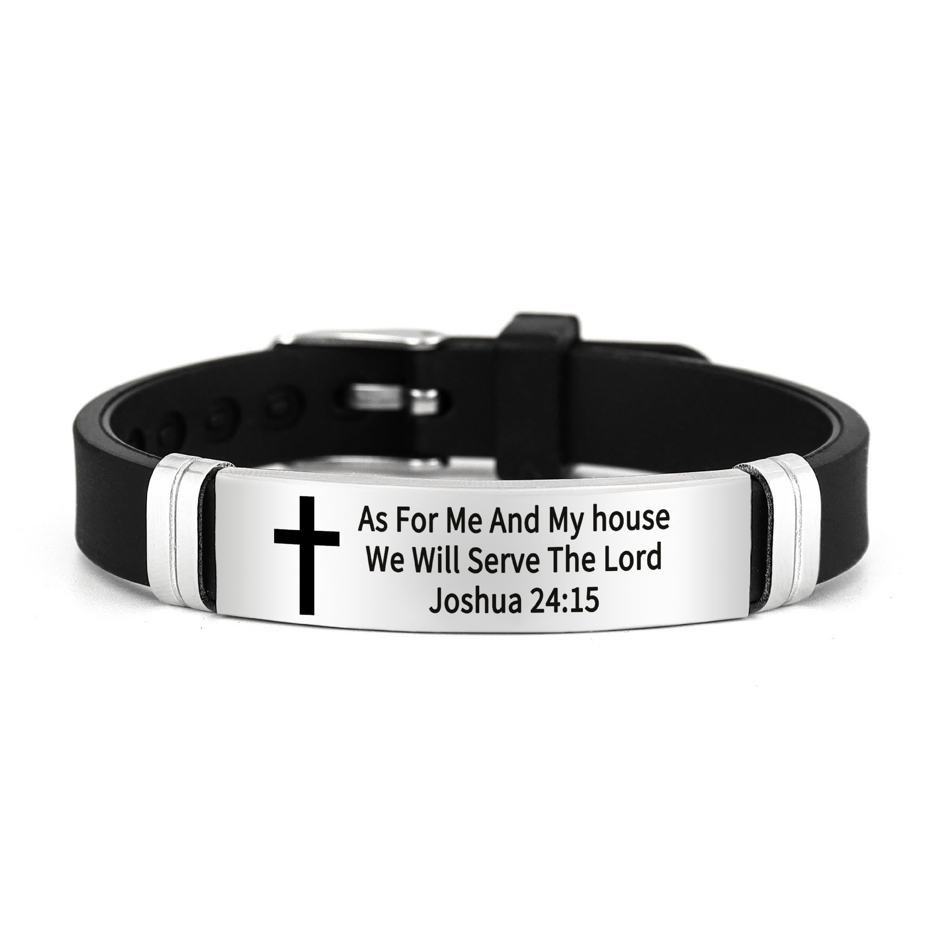 Pulsera de Cruz Motivacional con Versículos Bíblicos en Varios Estilos