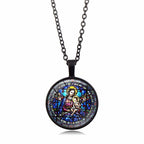 Collar de Fe Radiante "Elige tu Bendición": Virgen con el Niño o Rosas de Guadalupe