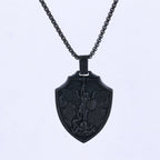 Collar con Dije Escudo de San Miguel Arcángel: Fe y Protección para el Día a Día