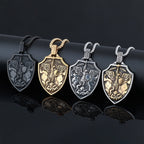 Collar con Dije Escudo de San Miguel Arcángel: Fe y Protección para el Día a Día
