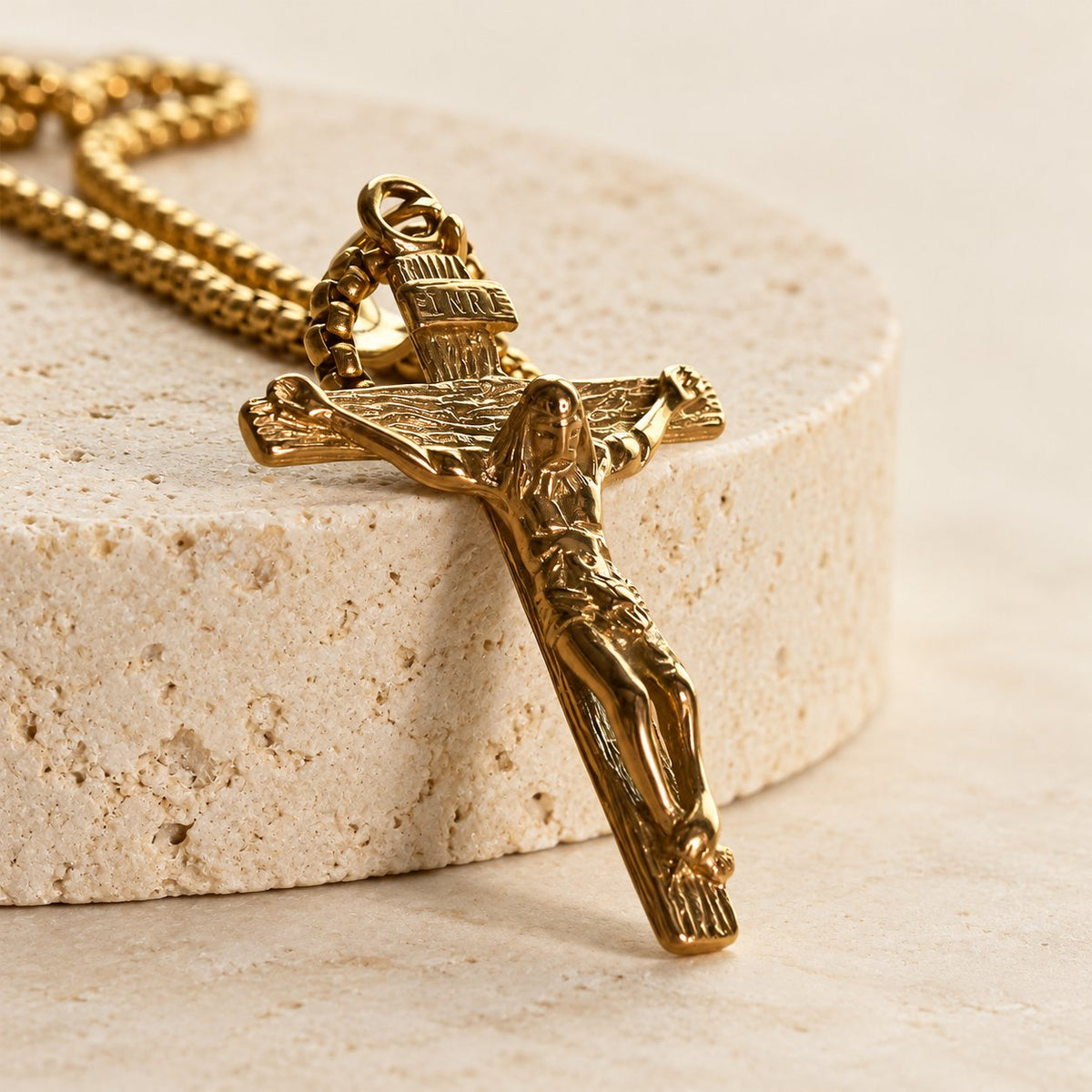 Jewelry Crucifix Pendant Charm Necklace
