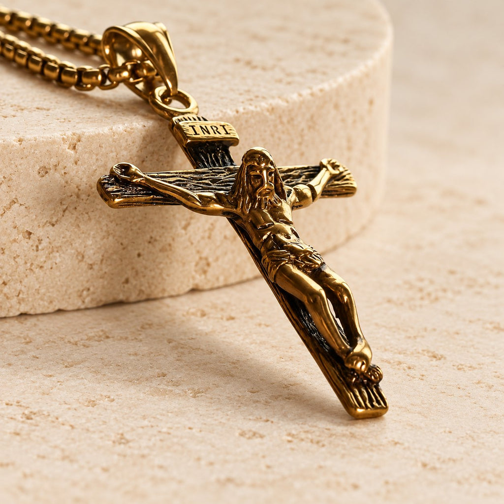 Jewelry Crucifix Pendant Charm Necklace