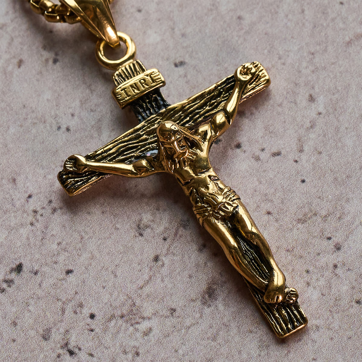 Collar con Dije Crucifijo de Joyería