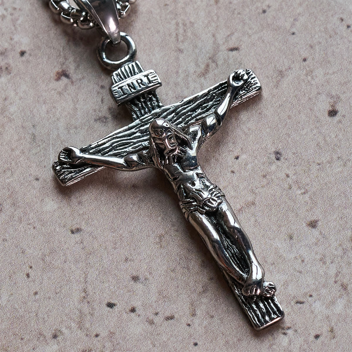 Collar con Dije Crucifijo de Joyería