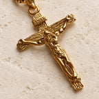 Jewelry Crucifix Pendant Charm Necklace