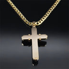 Collar de Cruz Llamativo: Artesanía y Símbolo Espiritual para un Estilo de Fe
