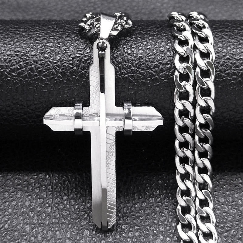 Collar de Cruz Llamativo: Artesanía y Símbolo Espiritual para un Estilo de Fe
