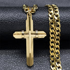Collar de Cruz Llamativo: Artesanía y Símbolo Espiritual para un Estilo de Fe