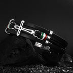 Pulsera de Cuero con Cruz: Fe con Carácter y Devoción con Estilo para el Día a Día