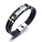 Pulsera de Cuero con Cruz: Fe con Carácter y Devoción con Estilo para el Día a Día