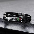 Pulsera de Cuero con Cruz: Fe con Carácter y Devoción con Estilo para el Día a Día