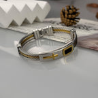 Pulsera de Cable de Cruz Multicolor: Estilo de Fe y Devoción Duradera