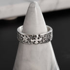 Anillo de Cruz Celta: Fe Eterna y Devoción Intrincada