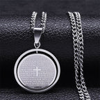 Collar con Dije Giratorio del Padre Nuestro: Devoción y Versatilidad Sagrada