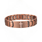 Pulsera de Cruz y Oración: Texto Sagrado y Moda con Carácter