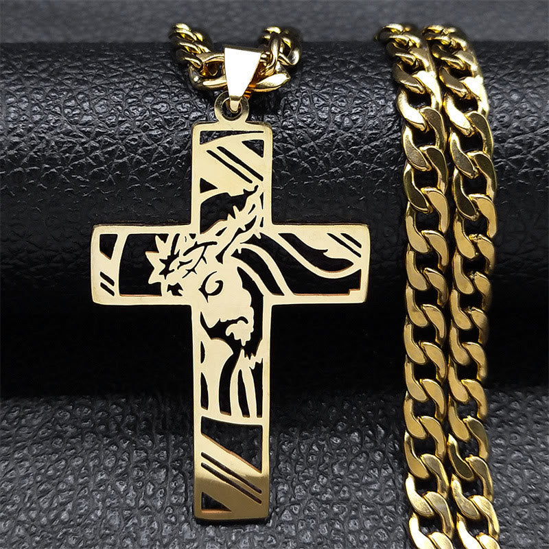 Collar de Cruz Corona de Espinas: Simbolismo Sagrado y Estilo Marcado
