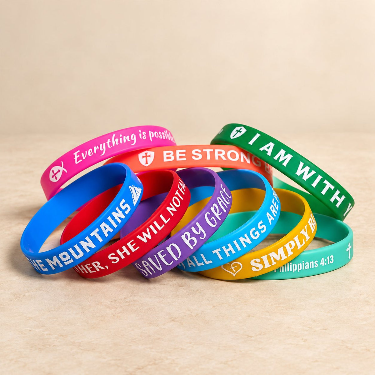 Scripture Silicone Bracelets