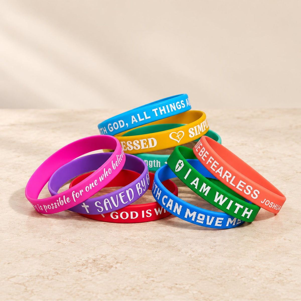 Scripture Silicone Bracelets