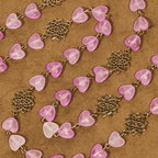 Rosario y Pulsera de Corazón y Mariposa Rosa: Devoción y Espiritualidad con Arte