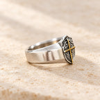 Shield Cross Ring