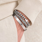 Stackable Cross Bracelet Set