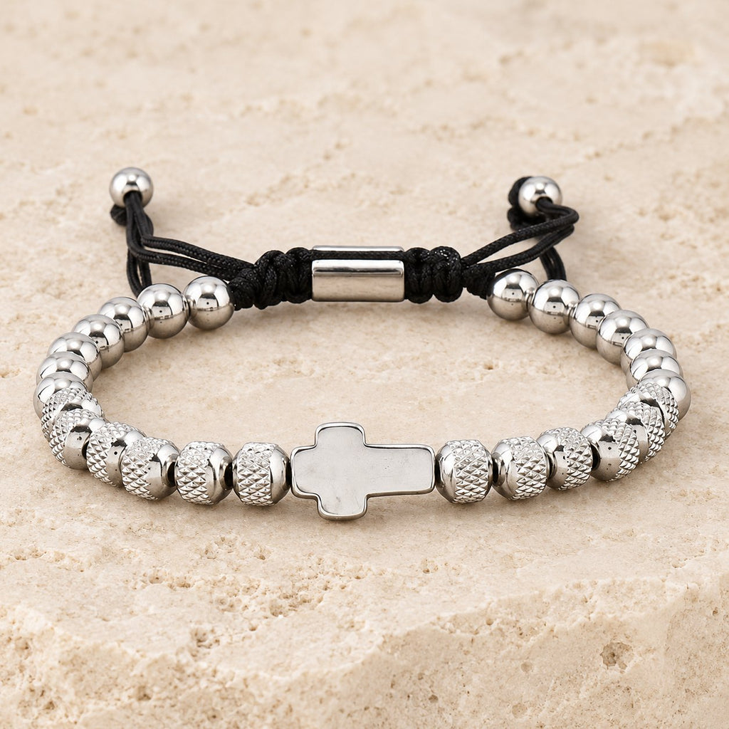 Stackable Cross Bracelet Set