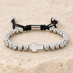 Stackable Cross Bracelet Set