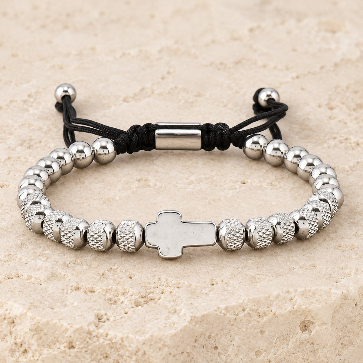 Stackable Cross Bracelet Set