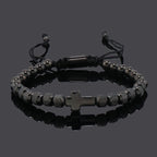 Set de Pulseras de Cruz Apilables: Fe Integrada a la Moda