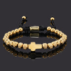 Set de Pulseras de Cruz Apilables: Fe Integrada a la Moda