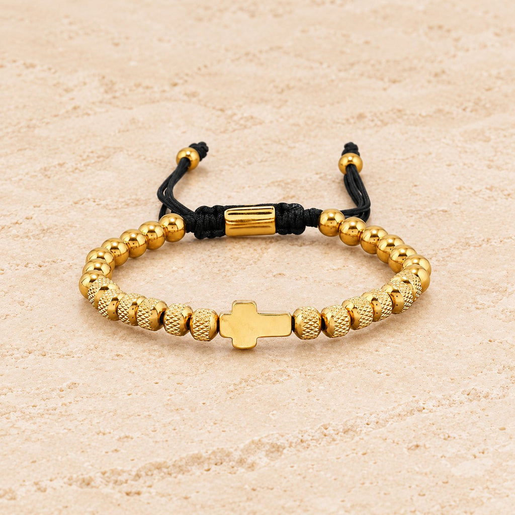 Stackable Cross Bracelet Set