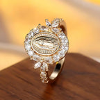 Anillo Elegante con Emblema de la Virgen María: Detalle Sagrado para la Devoción Diaria