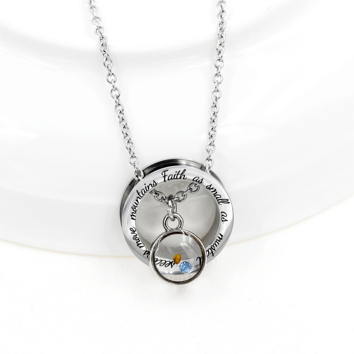 Faith As Mustard Seed Necklace